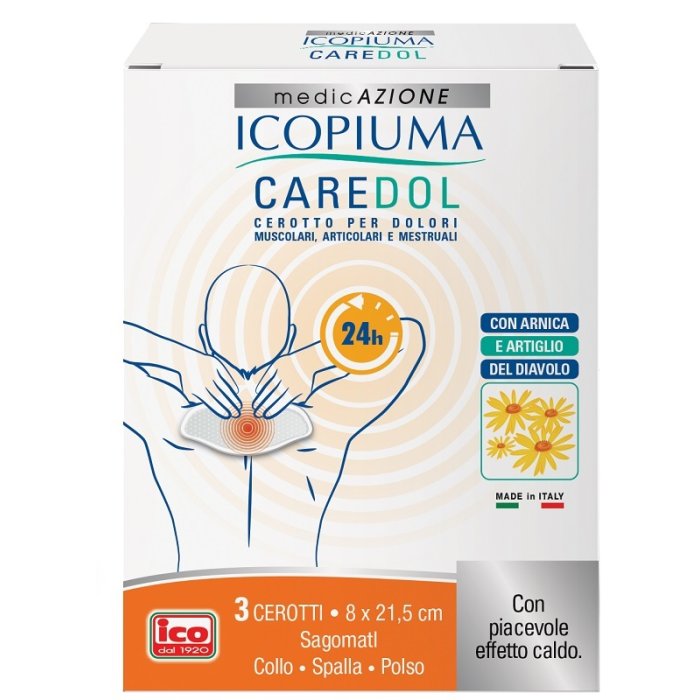 Desa Pharma Icopiuma Caredol Cerotto Dol Collo-spalla-polso 3 Pezzi