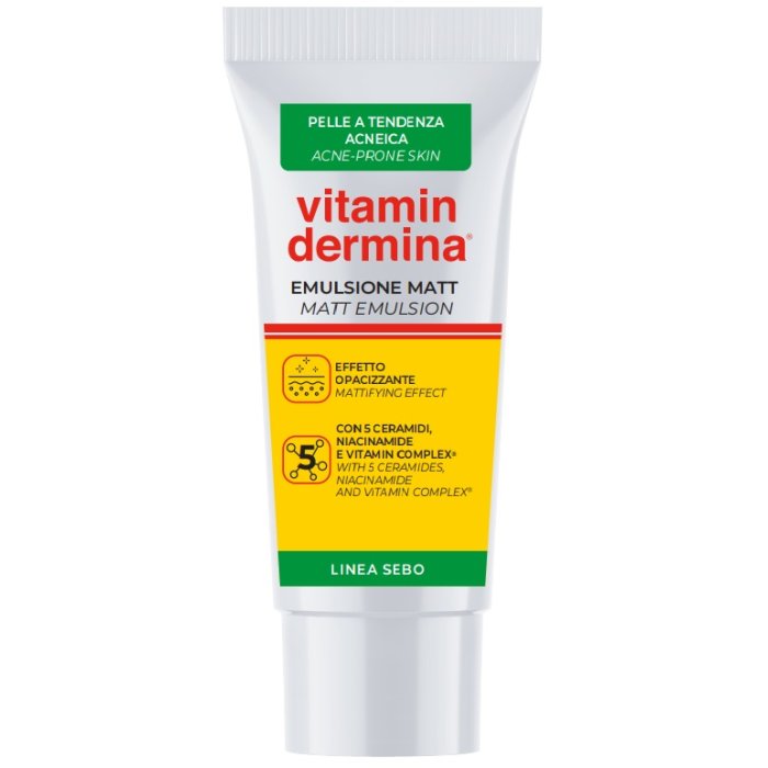Vitamind Sebo Emuls Matt - emulsione sebonormalizzante opacizzante per pelli grasse e impure