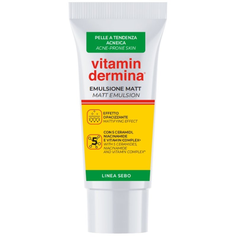 Vitamind Sebo Emuls Matt - emulsione sebonormalizzante opacizzante per pelli grasse e impure