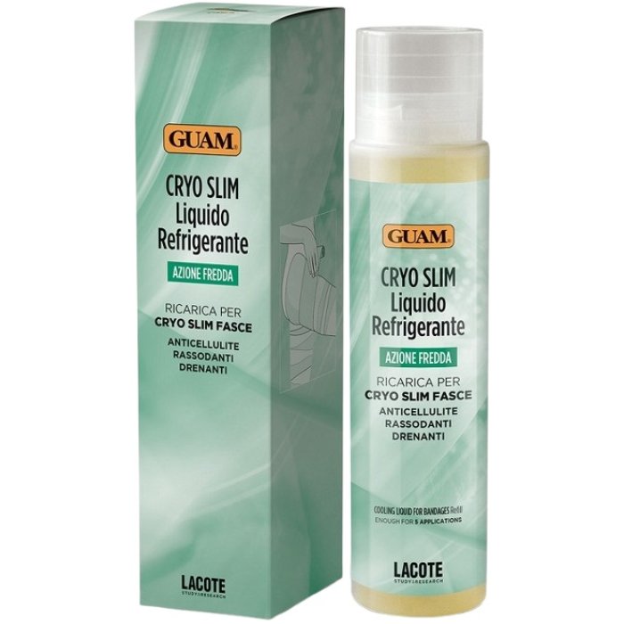 Guam Cryo Slim Liquido Refrigerante Corpo Ricarica 400 ml Trattamento Snellente e Tonificante