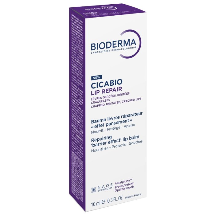 Bioderma Cicabio - Lip Repair Balsamo Labbra Riparatore, 10ml