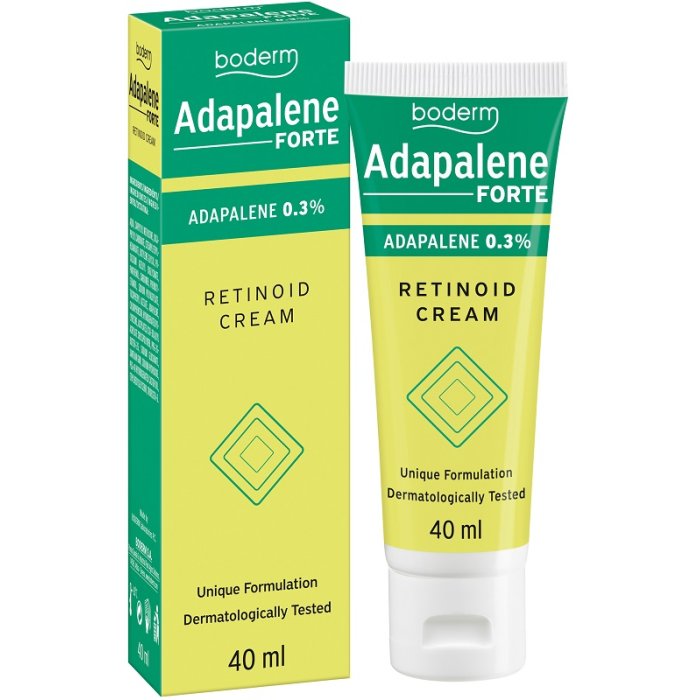 Adapalene Forte 0,3% crema 40 ml - crema dermatologica per acne e pelle impura