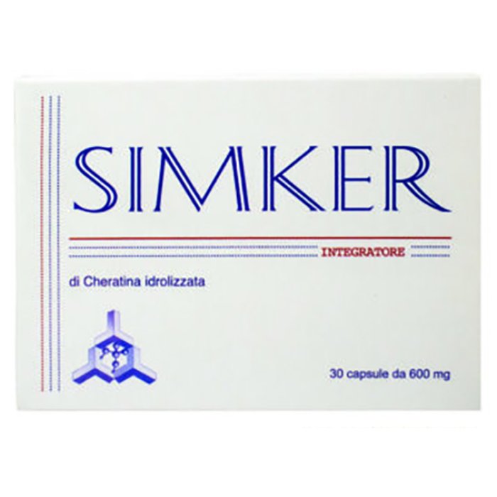 Simker 30 compresse - integratore con cheratina idrolizzata per il benessere dei capelli