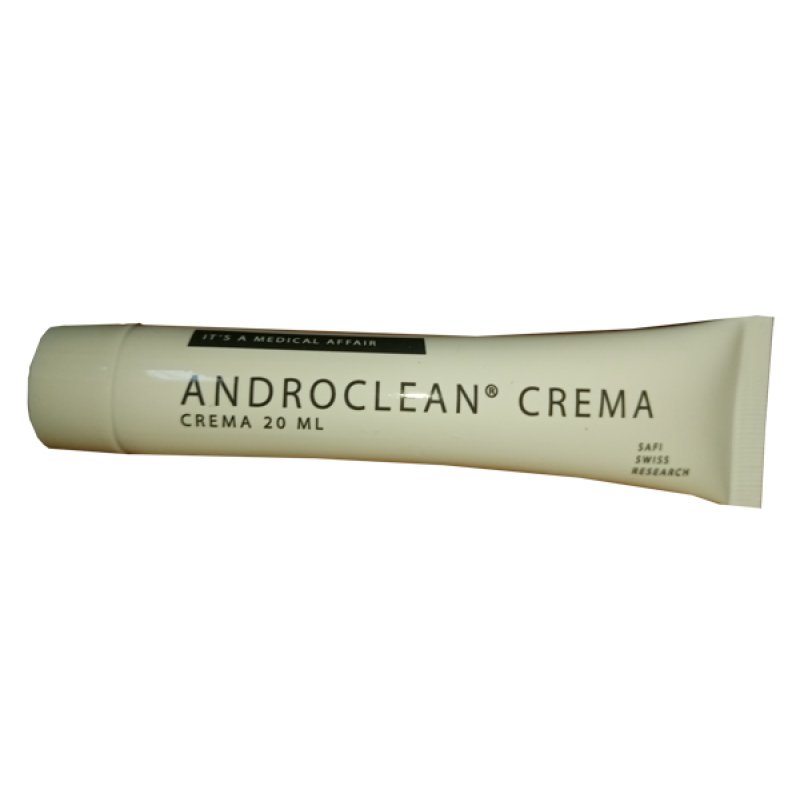 Androclean Crema 20 ml – Crema Detergente Delicata per Igiene Intima Maschile Quotidiana Lenitiva e Protettiva