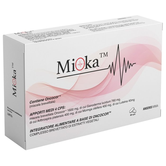 Mioka 60 compresse - integratore con magnesio e vitamina B6 per sistema nervoso