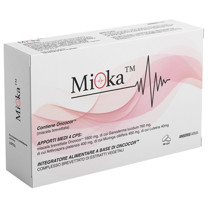 Mioka 60 compresse - integratore con magnesio e vitamina B6 per sistema nervoso