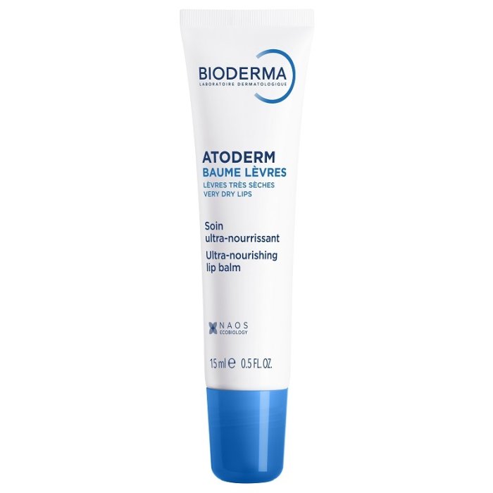 Atoderm Baume LÃ¨vres 15 ml - balsamo labbra nutriente per secchezza intensa