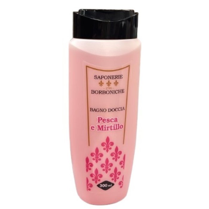 Saponerie Borboniche bagno doccia pesca e mirtillo 300 ml