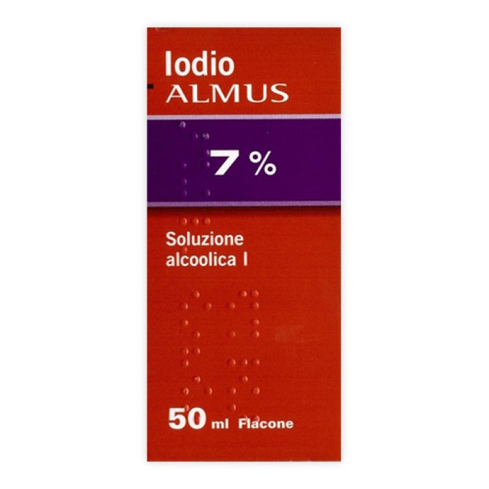 Iodio Almus 7%/5% Soluzione Cutanea Alcoolica 1 Flacone 25 Ml