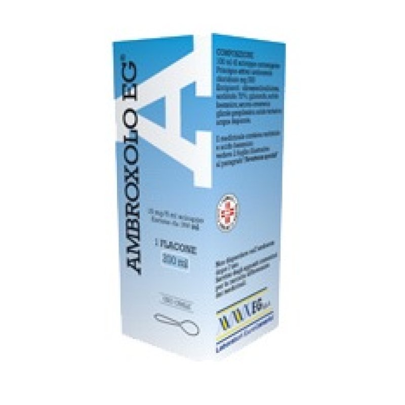 Ambroxolo sciroppo 200 ml - Mucolitico fluidificante per tosse grassa e catarro