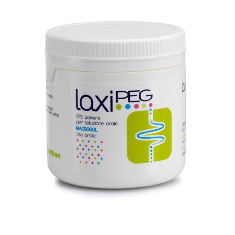 Laxipeg Polvere 97 Percento 200 g Lassativo a Base di Macrogol per il Trattamento della Stitichezza in Adulti e Bambini