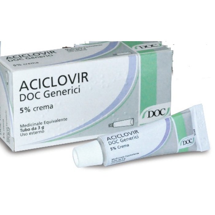Aciclovir Doc 5% Herpes crema 3 grammi