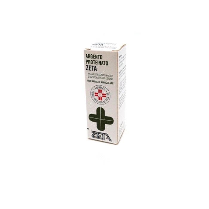 Argento Proteinato 1% Gocce Nasali Zeta 20 ml