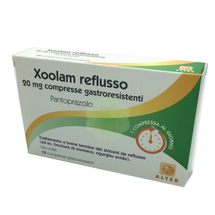 Xoolam Reflusso 20 Mg Compresse Gastroresistenti 12 Compresse In Blister Pa/Al/Pvc-Al