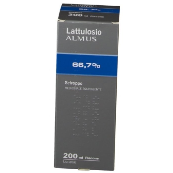 Lattulosio Sciroppo Almus 200 ml Lassativo Osmotico per Stitichezza di Adulti e Bambini