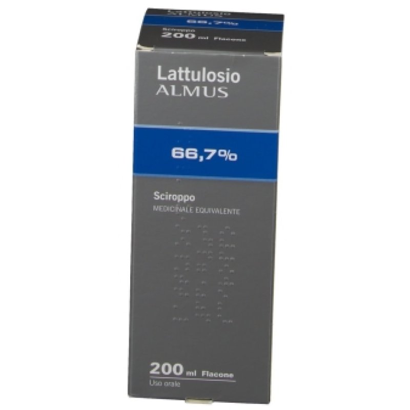 Lattulosio Sciroppo Almus 200 ml Lassativo Osmotico per Stitichezza di Adulti e Bambini Lattulosio Sciroppo Almus 200 ml Lassativo Osmotico per Stitichezza di Adulti e Bambini