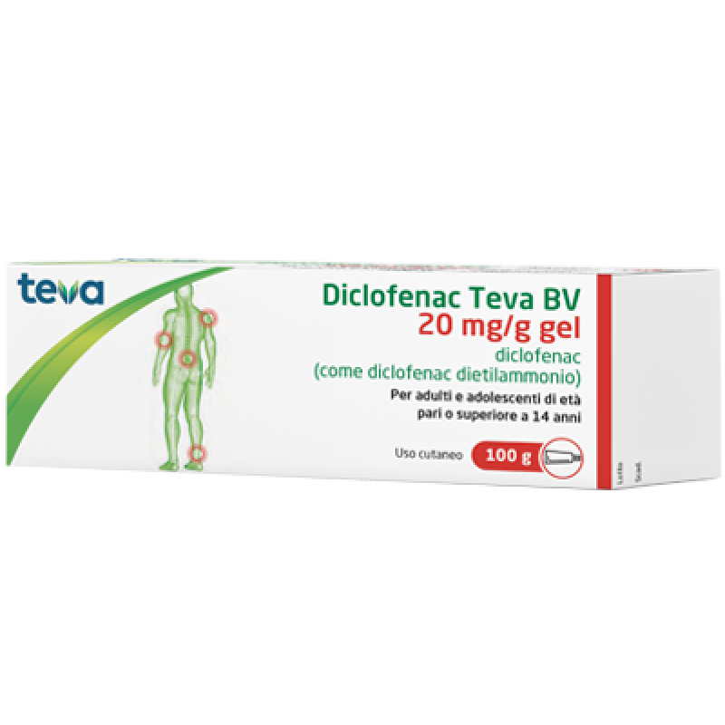 Diclofenac Teva Gel 20 Mg/G Confezione 100 Gr