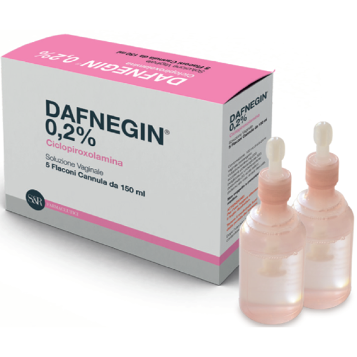 Dafnegin 0,2% Soluzione Vaginale 5 Flaconi Con Cannula 150 Ml
