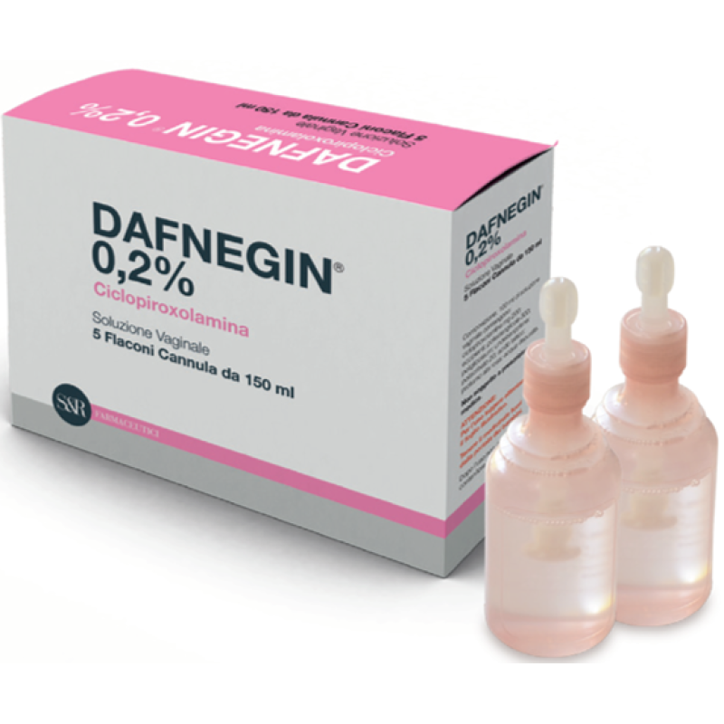 Dafnegin 0,2% Soluzione Vaginale 5 Flaconi Con Cannula 150 Ml