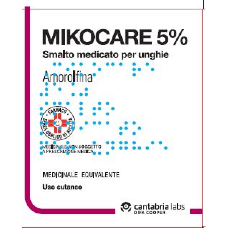 Mikocare 5% Smalto Medicato per Unghie 2,5 ml Mikocare 5% Smalto Medicato per Unghie 2,5 ml