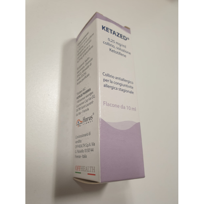 Ketazed Collirio 1 Flaconcino 10ml 0,25mg/ml
