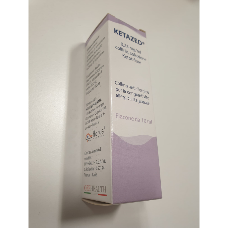 Ketazed Collirio 1 Flaconcino 10ml 0,25mg/ml