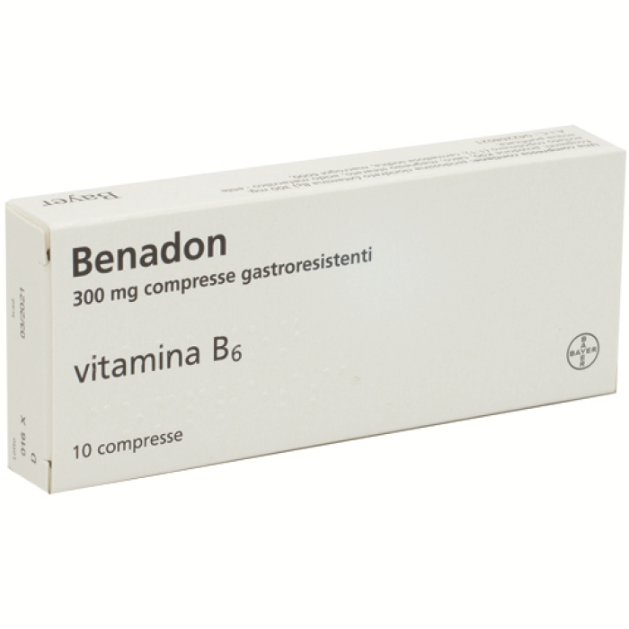 Benadon 300mg Vitamina B6 10 Compresse Gastroresistenti