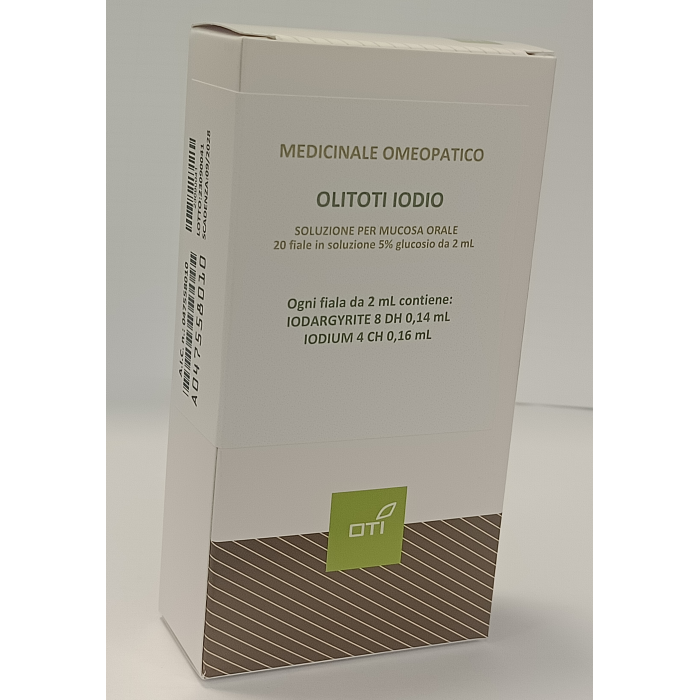 Olitoti Iodio 20 fiale da 2 ml - integratore di iodio in fiale orali