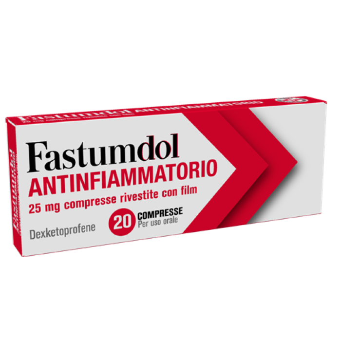 Fastumdol 25 mg Compresse Antinfiammatorio 20 Compresse per Dolore e Infiammazione