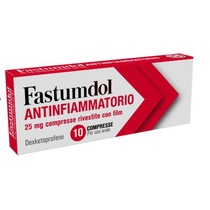 Menarini Fastumdol antifiammatorio 25mg 10 compresse