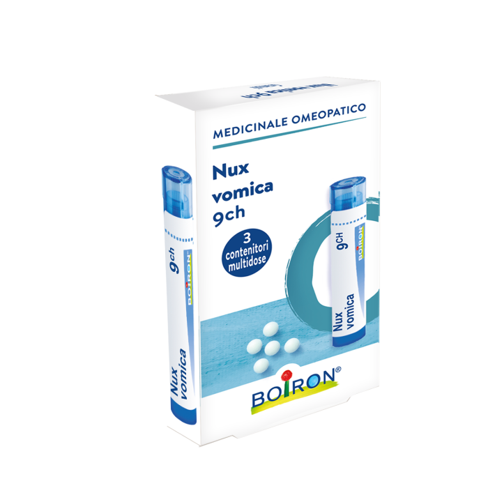 Nux Vomica 9CH 3 tubi granuli 4 g - rimedio omeopatico Boiron