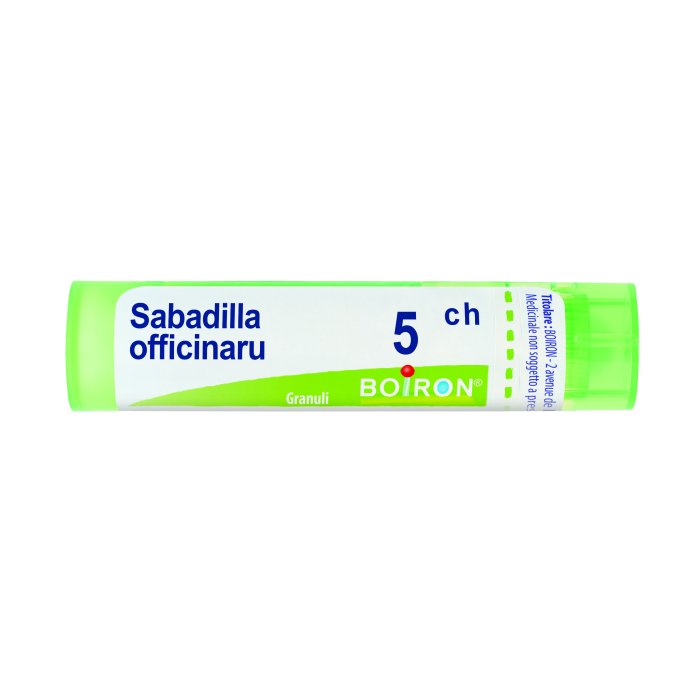 Boiron Sabadilla Officinarum 5CH Medicinale Omeopatico in Granuli 80 granuli
