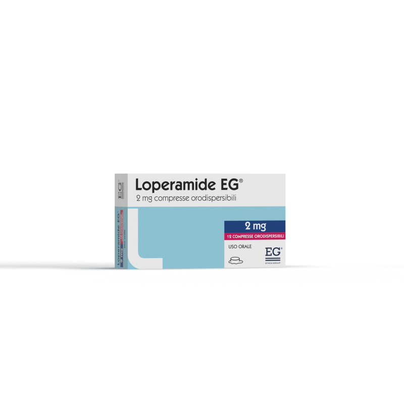 Loperamide 2 mg Compresse Orosolubili 12 Compresse EG Antidiarroico