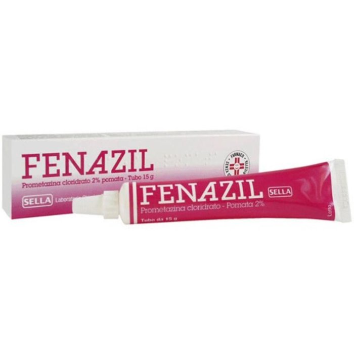 Fenazil 2% Crema Prometazina Cloridrato per Irritazioni Cutanee 15g