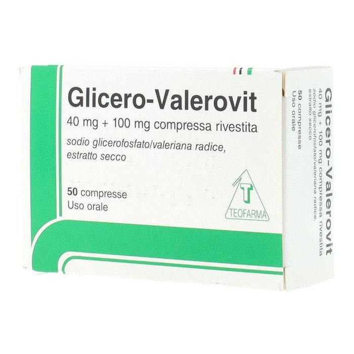 Glicerovalerovit 100 Mg Compressa Rivestita Blister 50 Compresse Rivestite