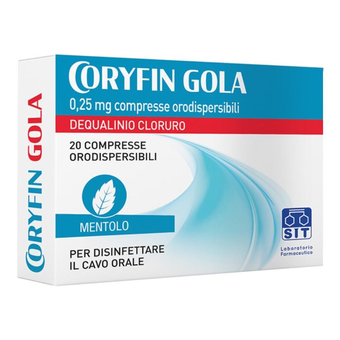 Coryfin Gola gusto Mentolo 20 compresse orodispersibili