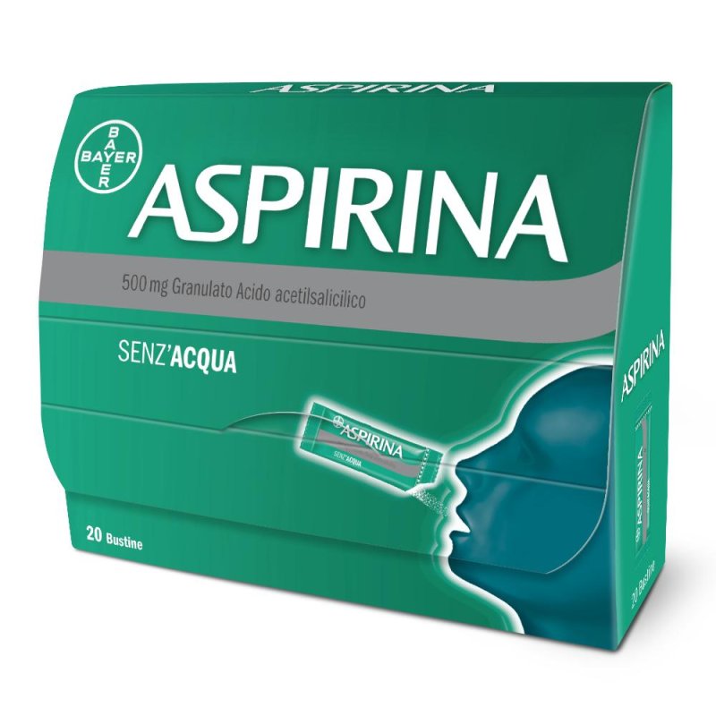 Aspirina in Granuli Antidolorifico Mal di Testa 20 Bustine