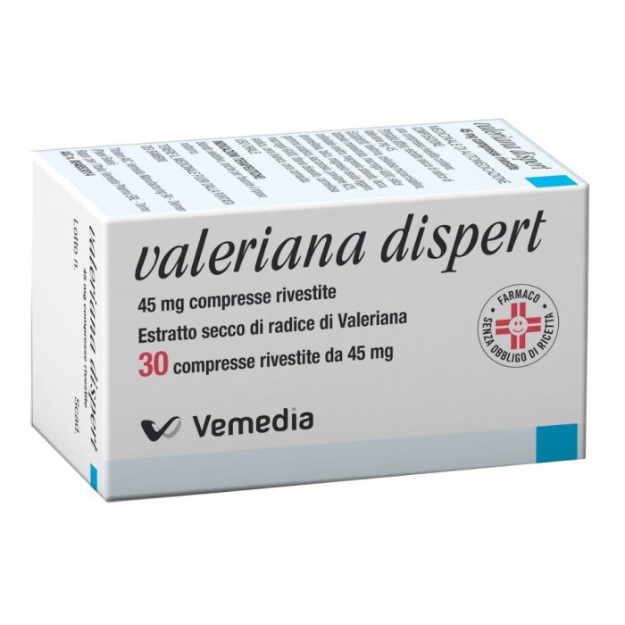 Valeriana Dispert 45 Mg Compresse Rivestite 30 Compresse