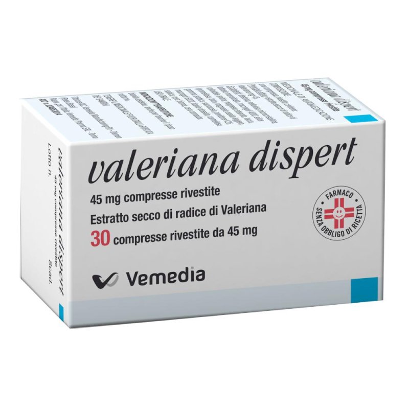 Valeriana Dispert 45 Mg Compresse Rivestite 30 Compresse
