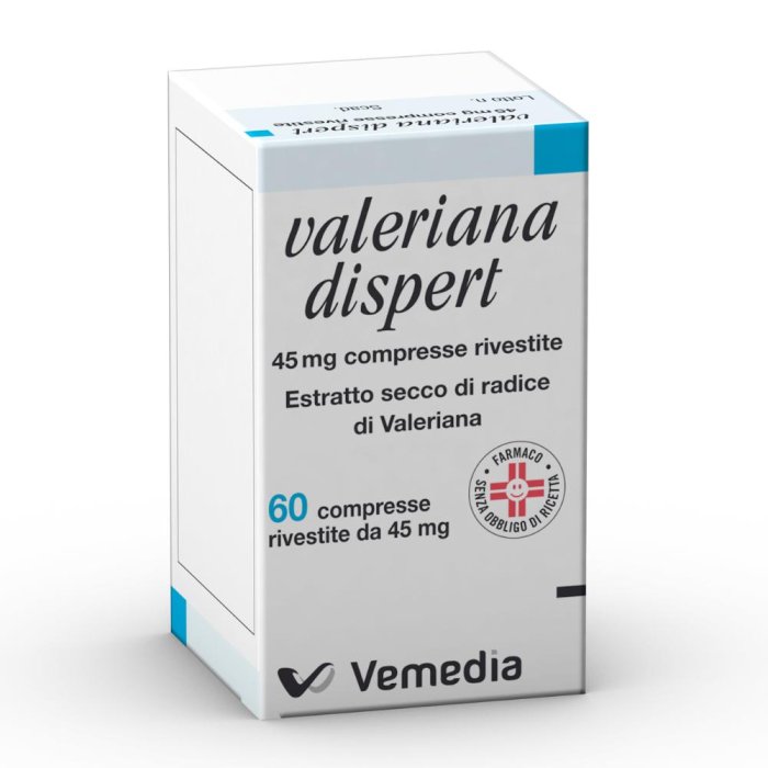 Valeriana Dispert 45 Mg Compresse Rivestite 60 Compresse