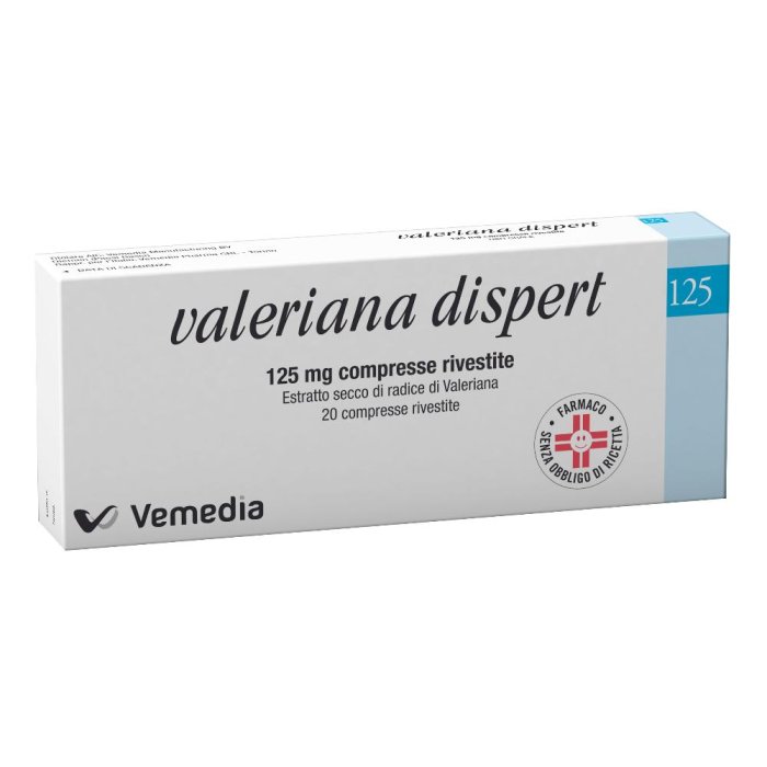 Valeriana Dispert 125 Mg Compresse Rivestite 20 Compresse