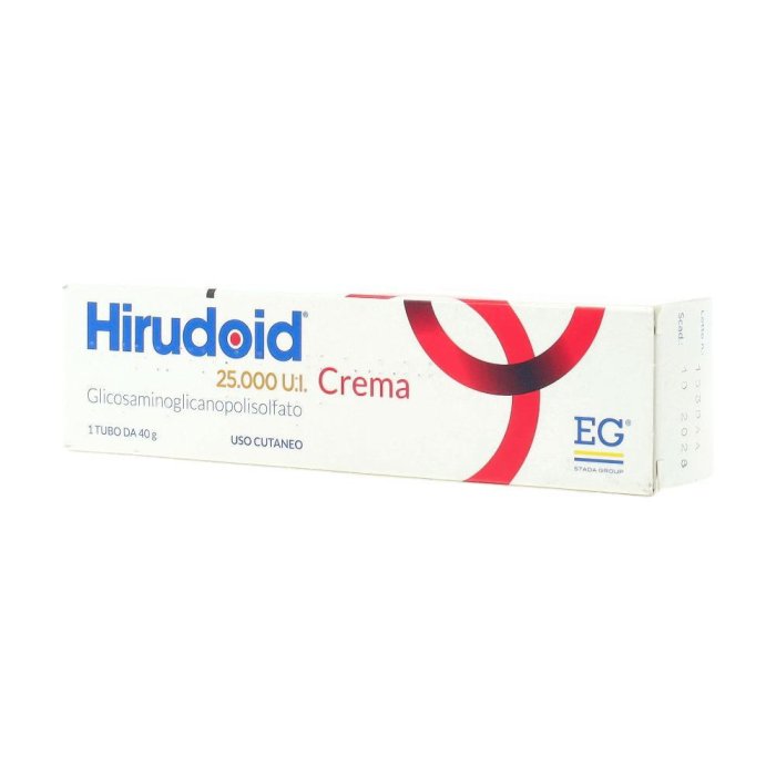 Hirudoid Crema 40 Grammi Pomata per Ematomi, Contusioni, Vene Varicose e Gambe Pesanti