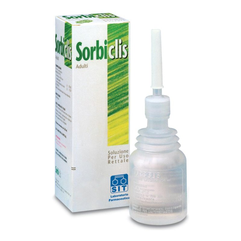 Sorbiclis Adulti Trattamento efficace della stitichezza - Soluzione Rettale 1 Flacone Da 120 Ml