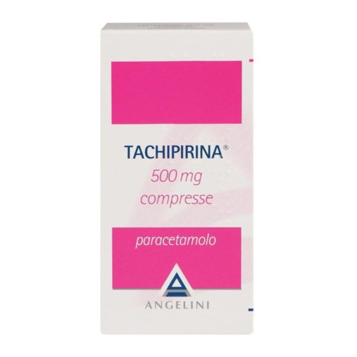 Tachipirina 500 mg 20 compresse analgesico contro febbre, influenza e raffreddore