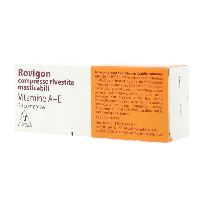 Rovigon Compresse Rivestite Masticabili 30 Compresse