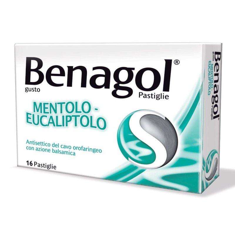 Benagol Pastiglia Gusto Mentolo-Eucaliptolo 16 Pastiglie