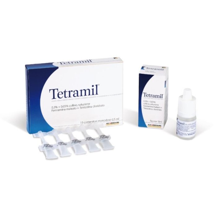 Tetramil 0,3% + 0,05% Collirio, Soluzione 10 Contenitori Monodose Da 0,5 Ml