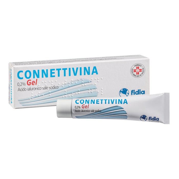 Connettivina Gel con Acido Ialuronico 0,2% 30 g – Cicatrizzante per Ferite, Ustioni e Abrasioni Cutanee
