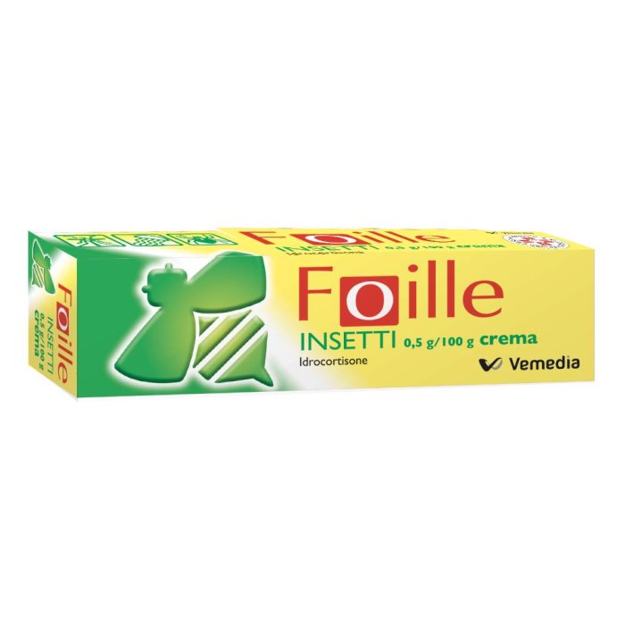 Foille Insetti 0,5 g/100 g Idrocortisone Crema Antinfiammatoria 15 g