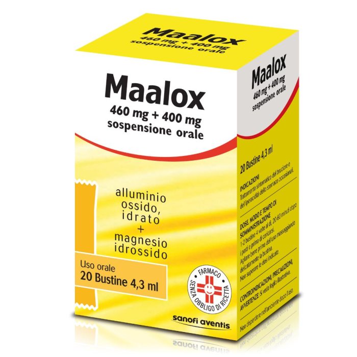 MAALOX Sosp.20 Buste 460+400mg